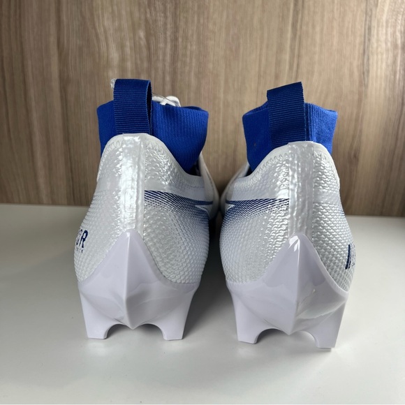 Nike Vapor Edge Pro 360 Football Cleat White Blue CV6345-107 Men’s Size 13 - Picture 6 of 10